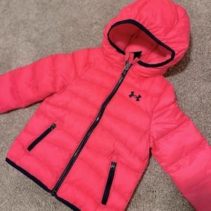 Under Armour Kids Pink Puffer Jacket